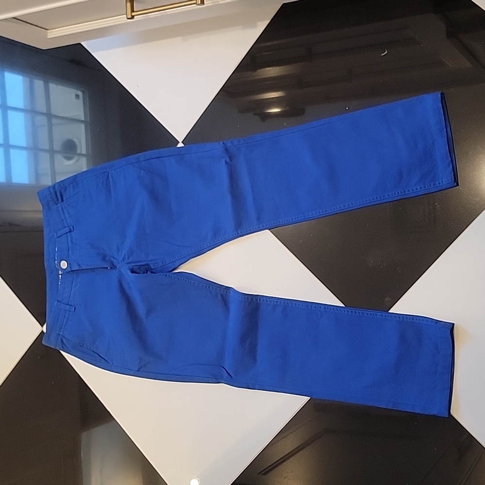 Bonobos Royal Blue-Washed Contrast Pocket Chinos Straight Leg